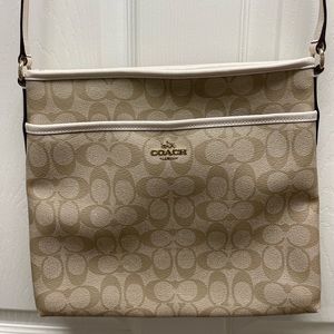 Leather Coach crossbody